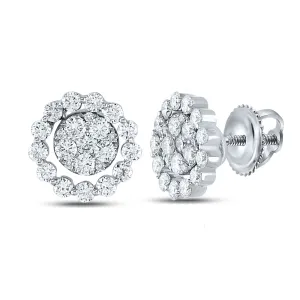 1 1/3TW-DIA FASHION EARRINGS