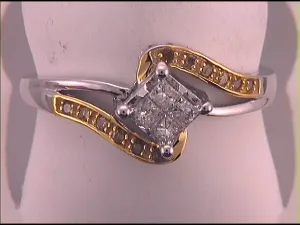 1/4CTW-DIA GIFT YELLOW RING
