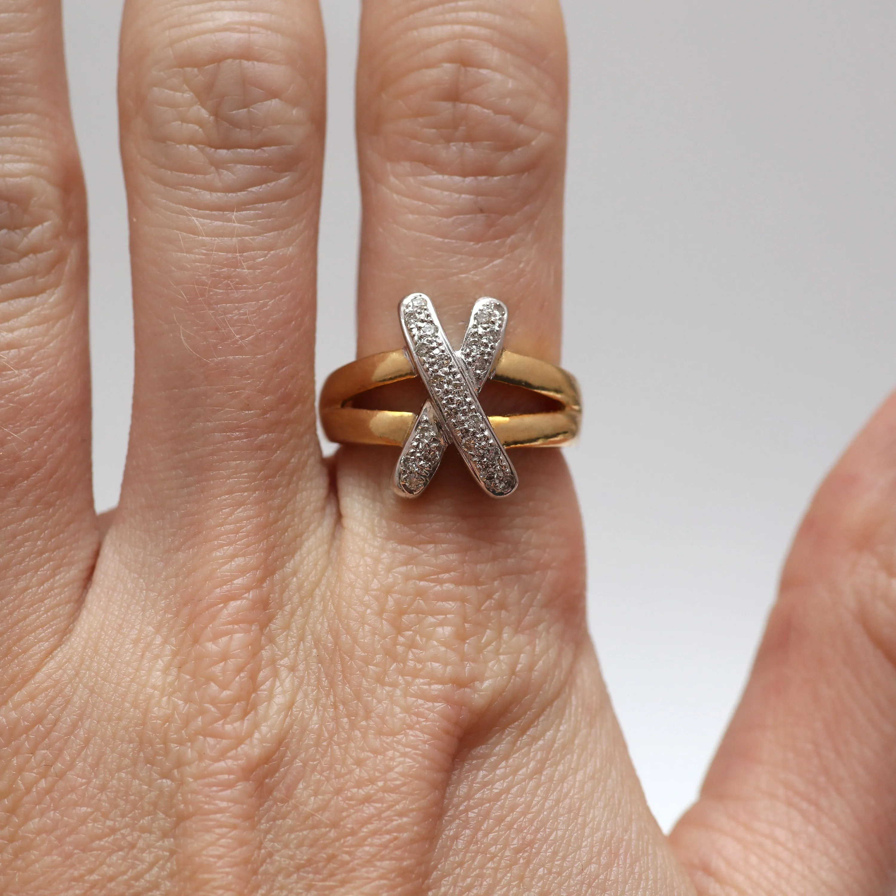 14k Diamond "XTRA" Ring