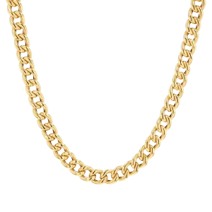14K Grand Cuban Curb Link Necklace