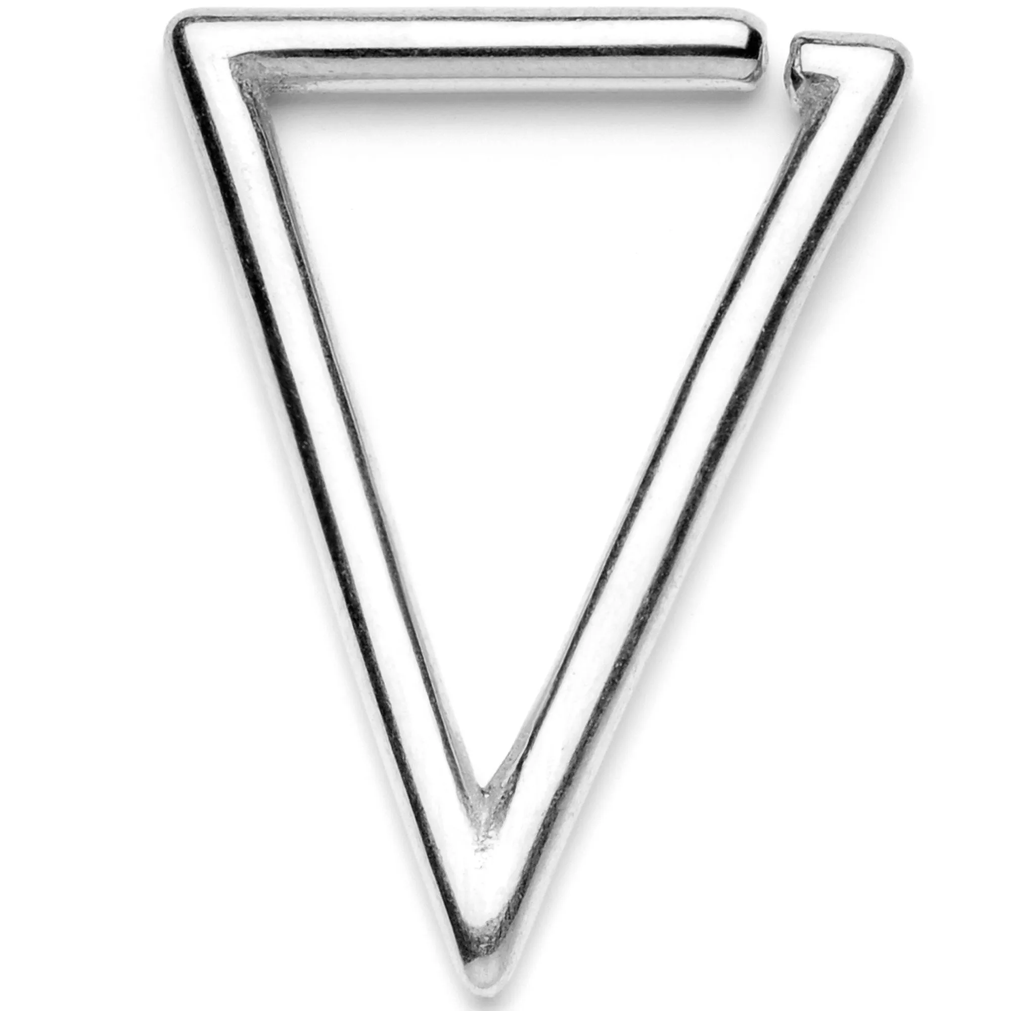 16 Gauge 5/16 Tasteful Geometric Triangle Closure Ring