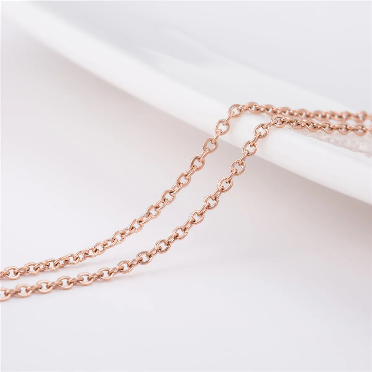 18K Rose Gold-Plated Frosted Fox Pendant Necklace