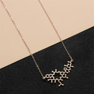 18K Rose Gold-Plated Neurocyte Pendant Necklace