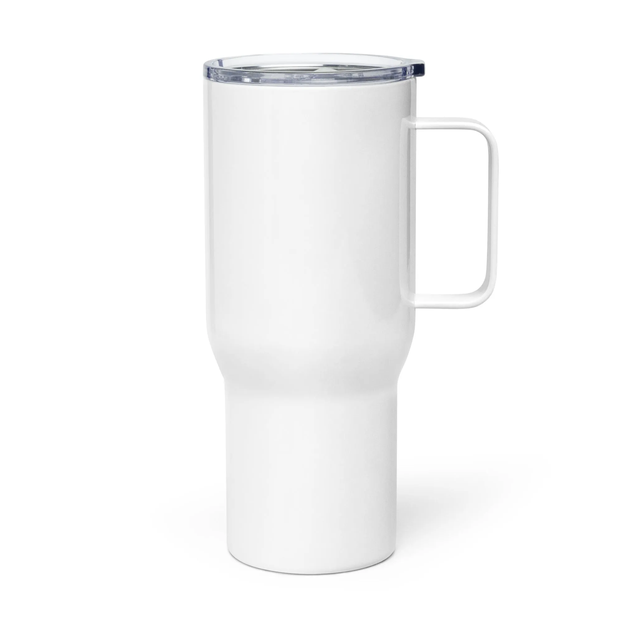 1970 Retro Sunset Travel mug with a handle
