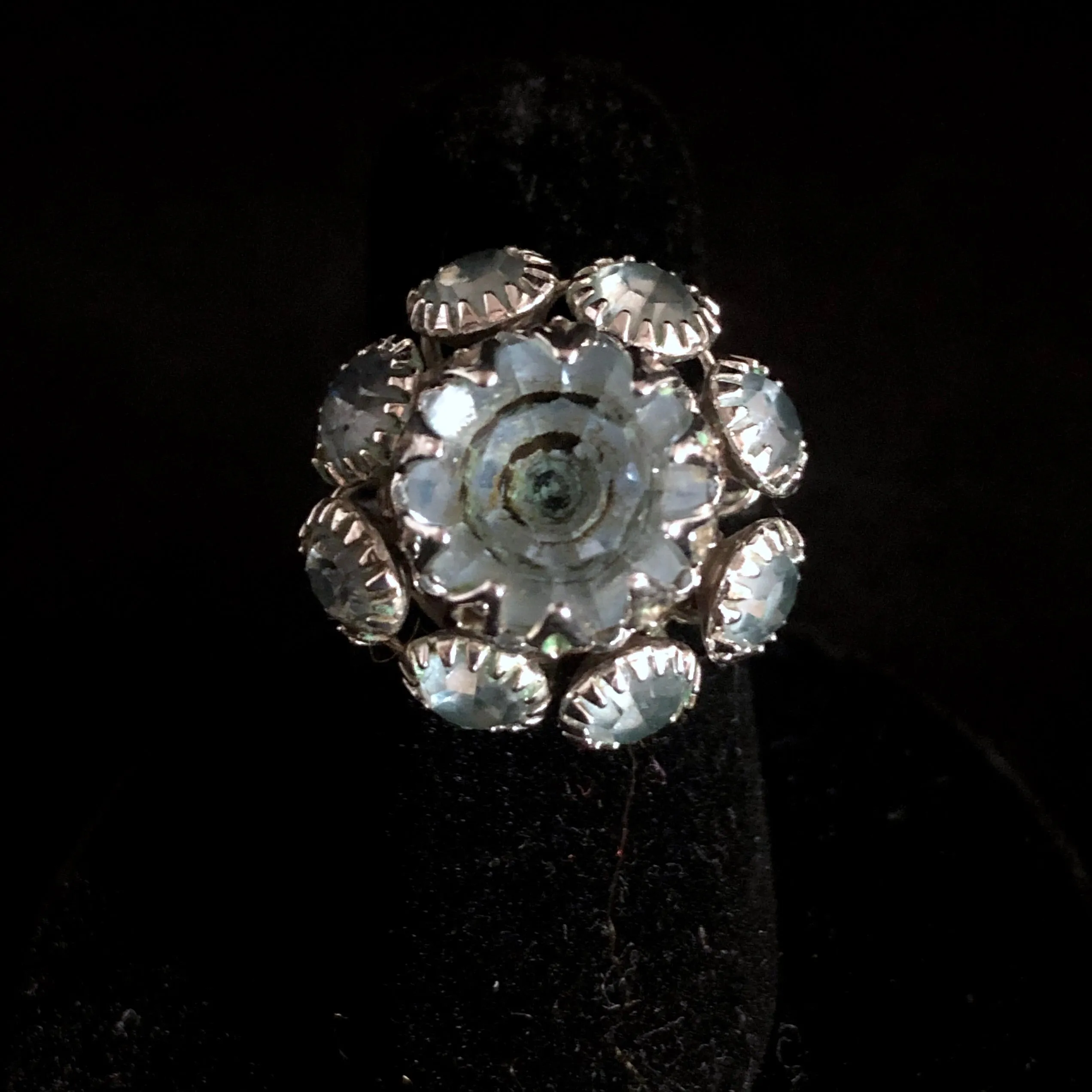 1974 Emmons Crystal Lights Ring
