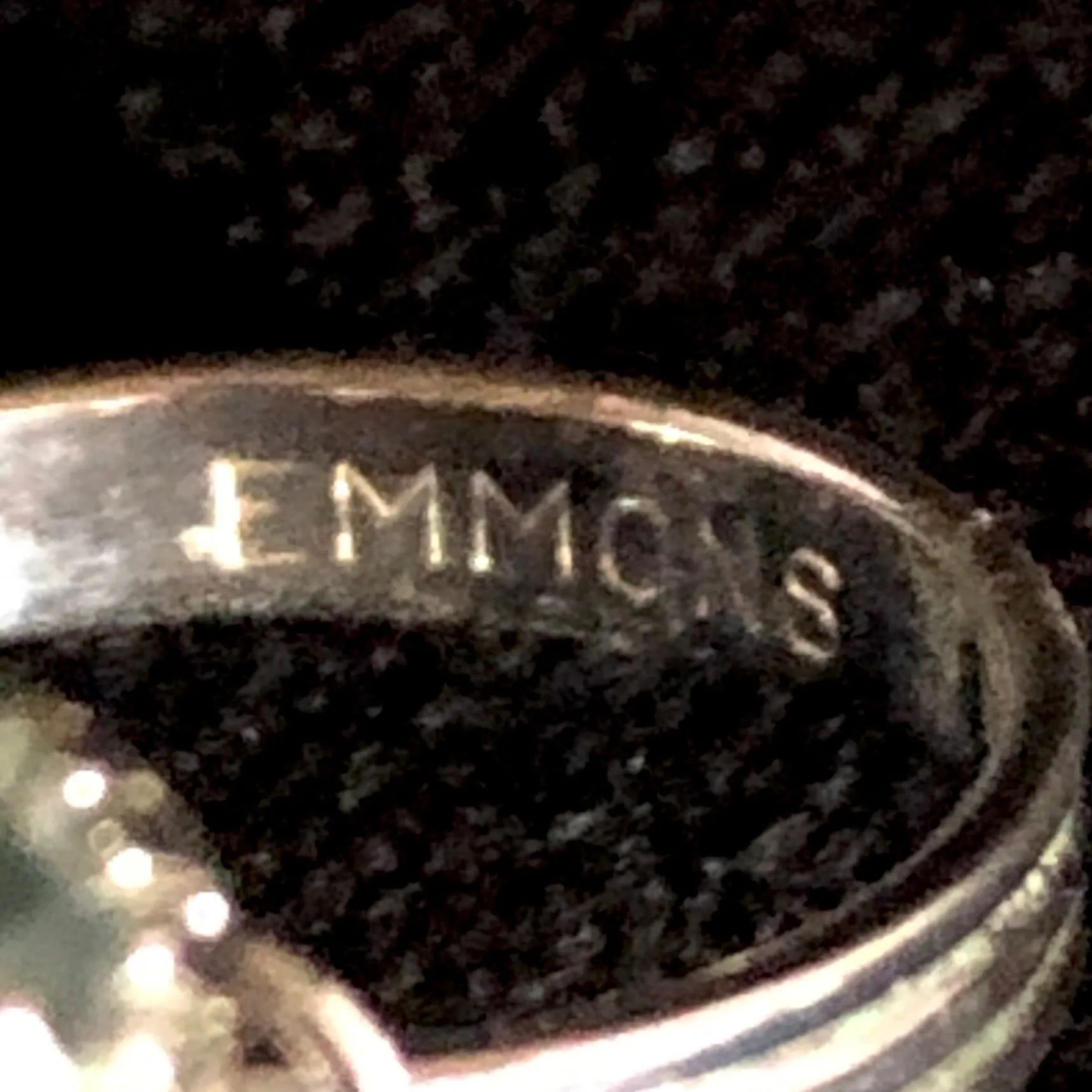 1974 Emmons Crystal Lights Ring