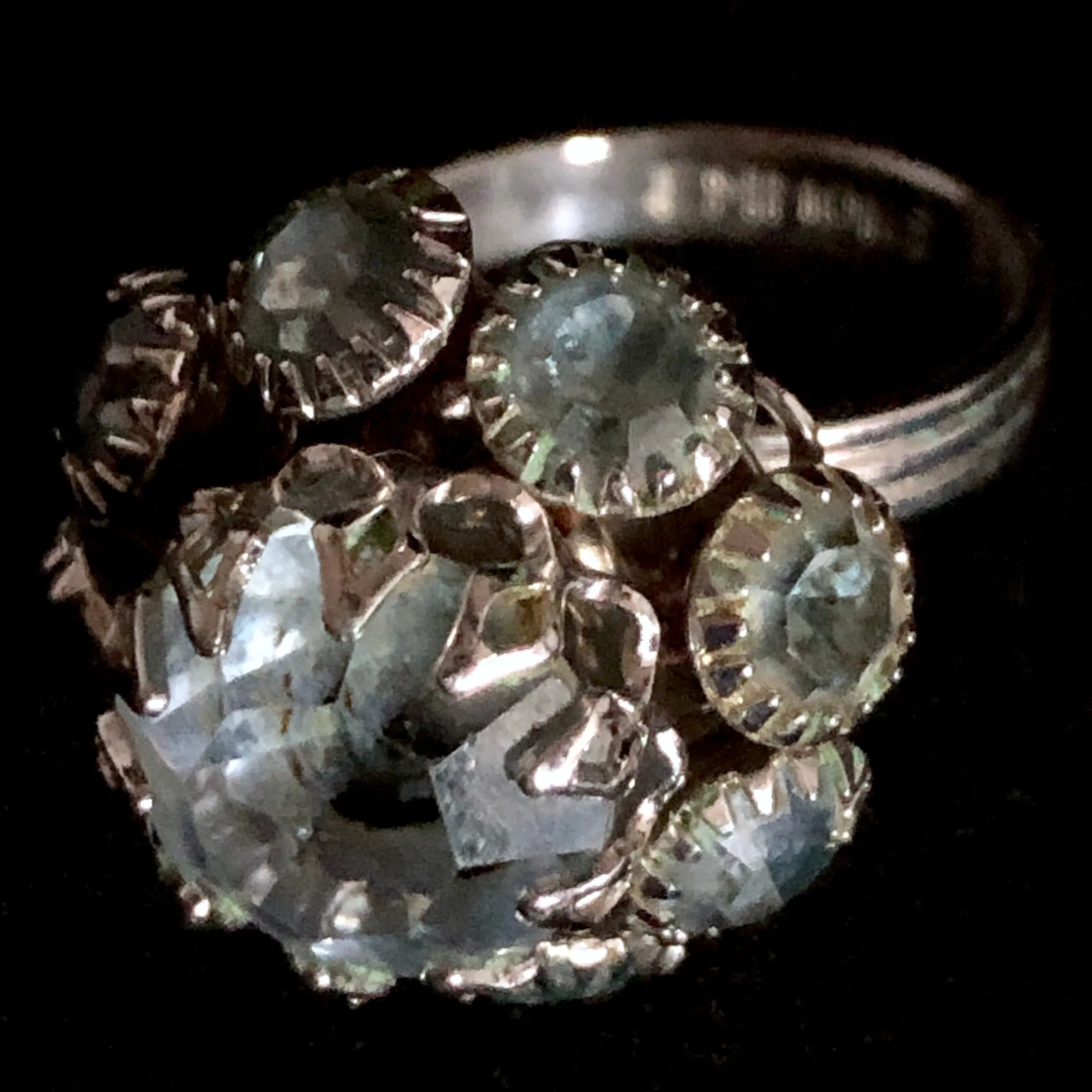 1974 Emmons Crystal Lights Ring