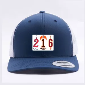 216 Cleveland area code retro trucker hat