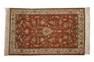 2.5x4 Vintage Armenian Lilihan Design Rug