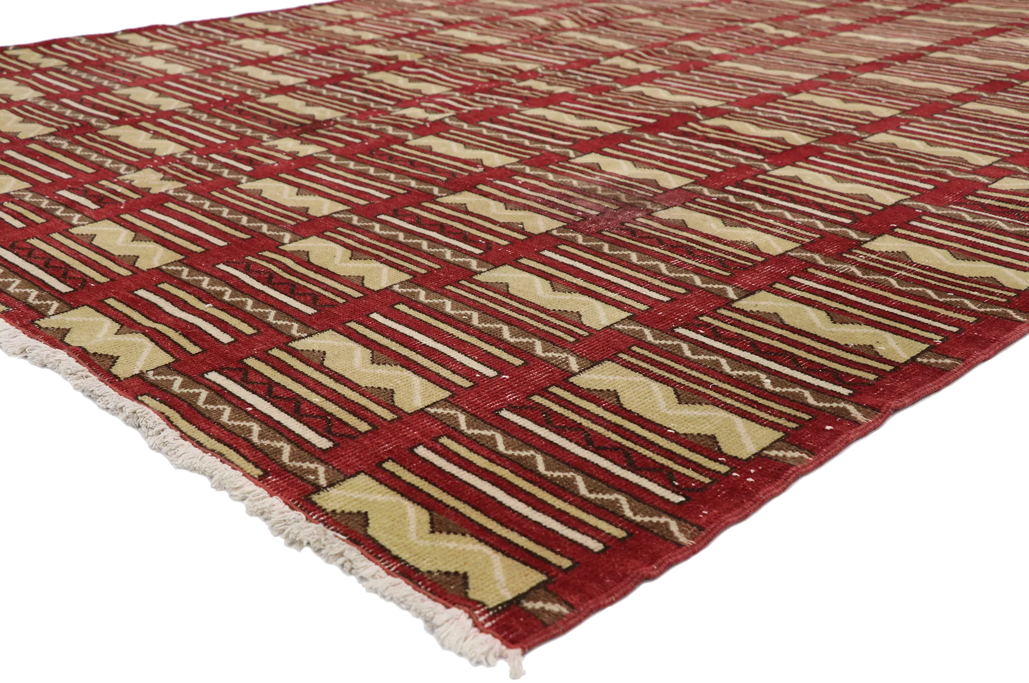 7 x 11 Zeki Muren Vintage Sivas Rug 52602