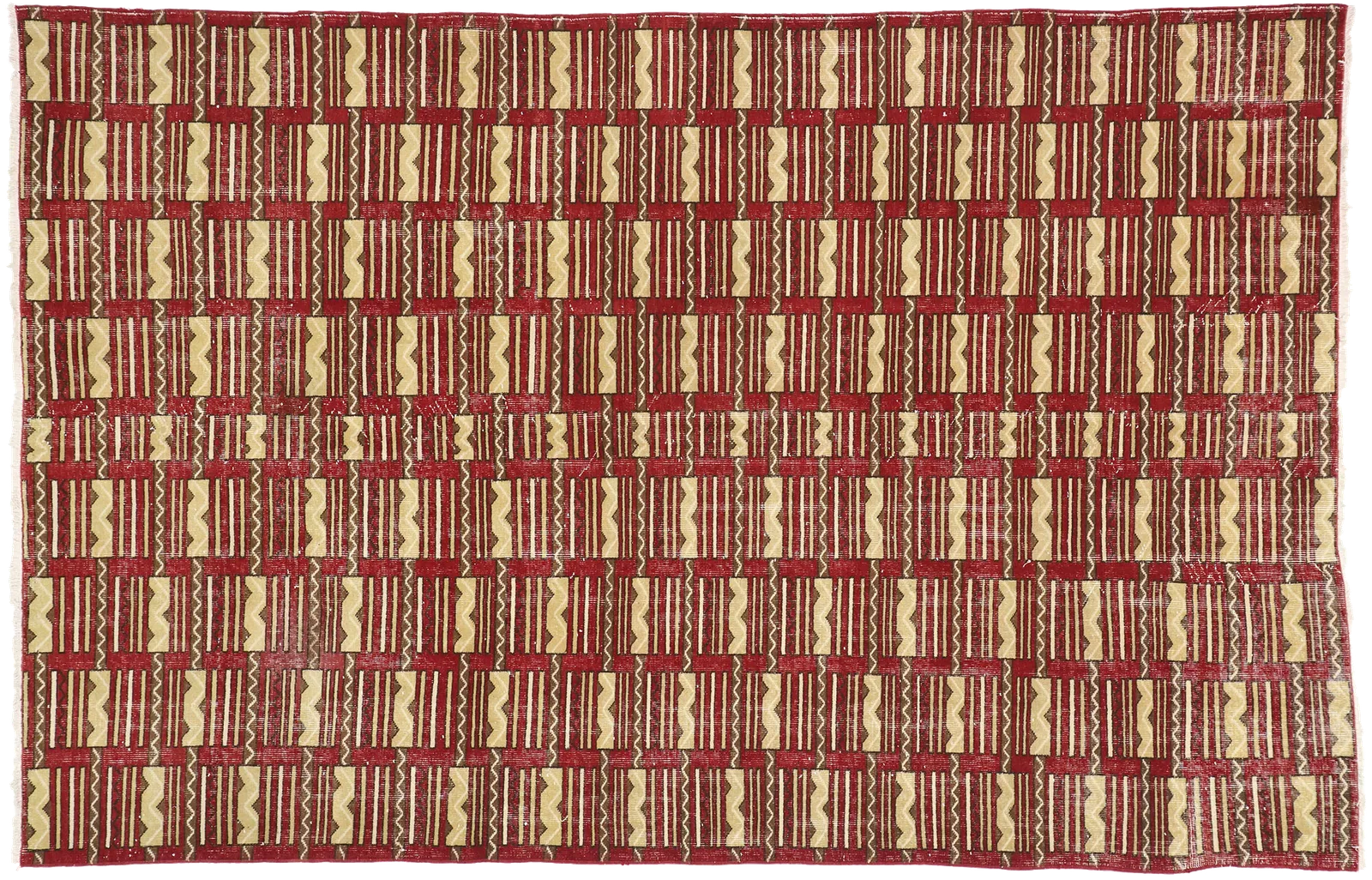 7 x 11 Zeki Muren Vintage Sivas Rug 52602