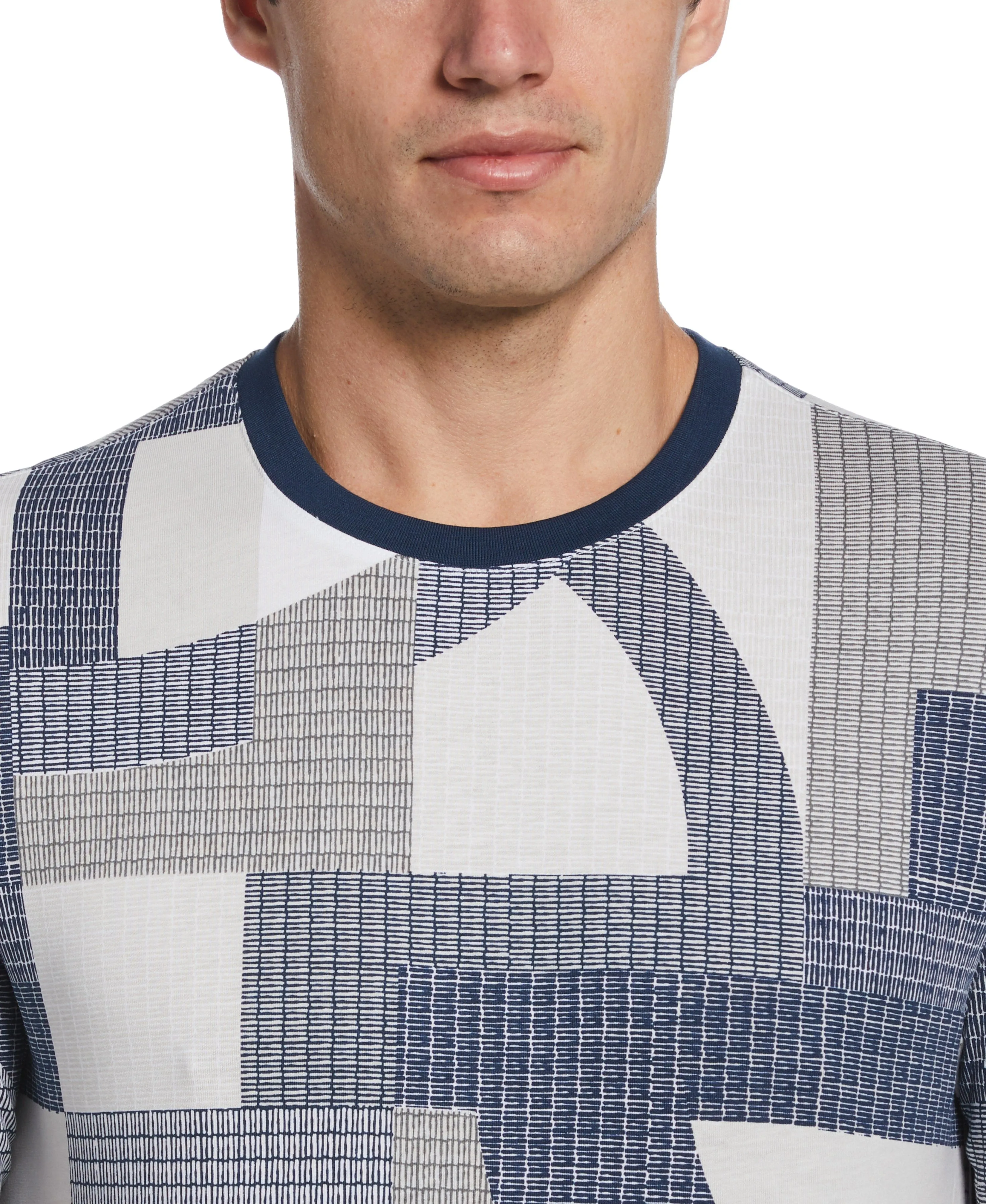 Abstract Geometric Printed Tee
