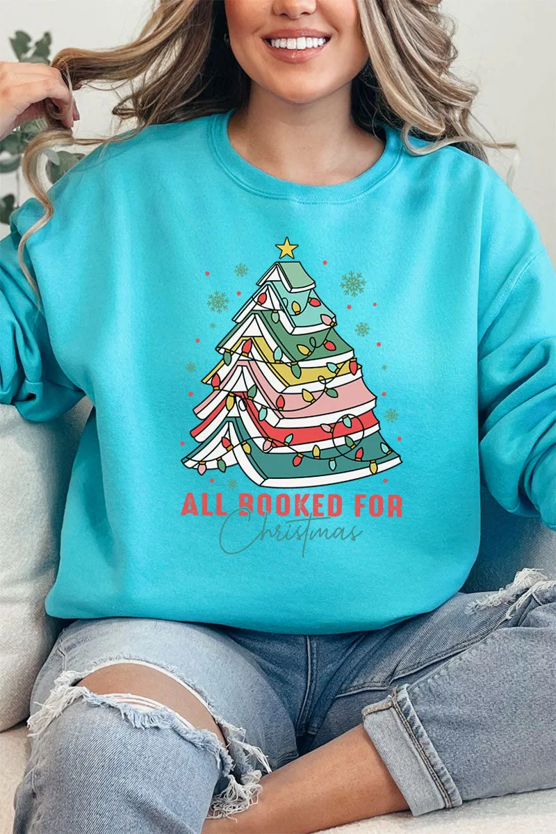 All Booked For Christmas Unisex NuBlend Crew Sweatshirt