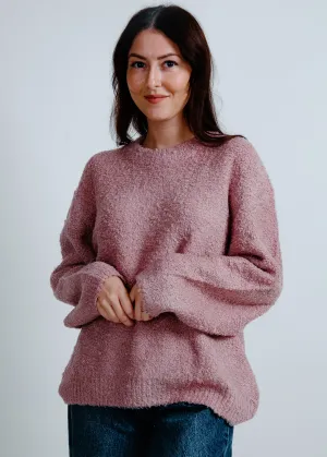 Alpine Cozy Crew Neck Sweater - Rose Wood