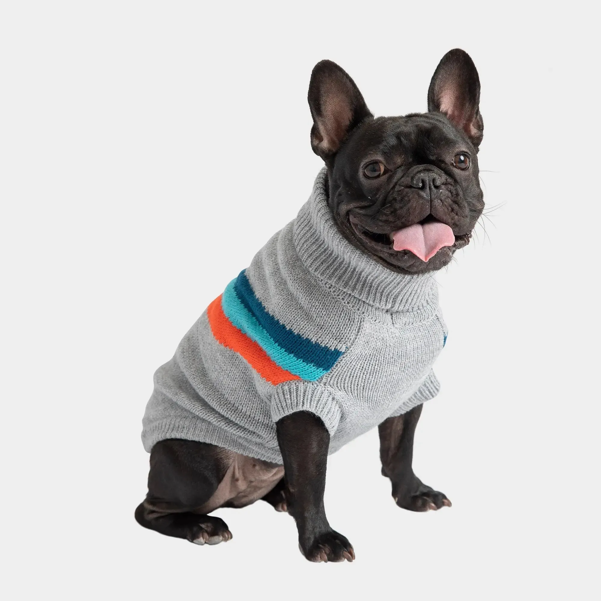 Alpine Dog Sweater | Grey Mix
