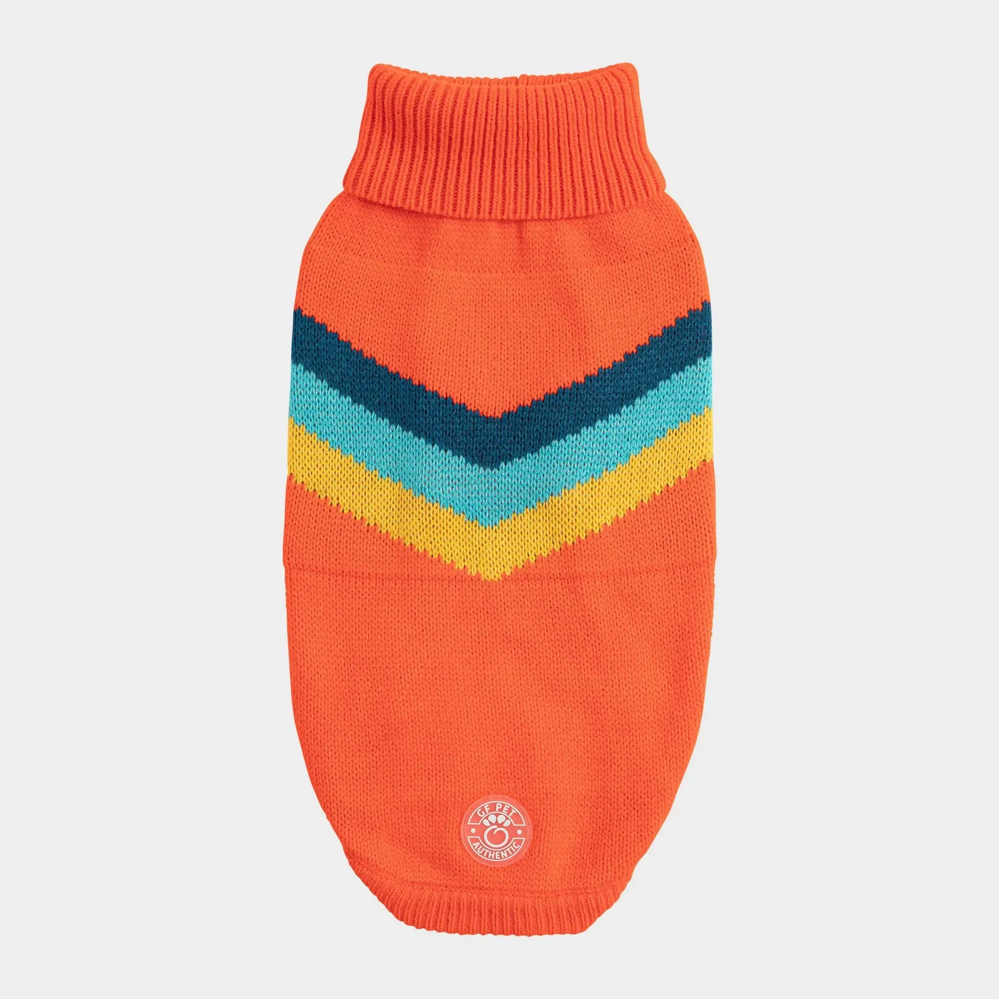 Alpine Dog Sweater | Orange
