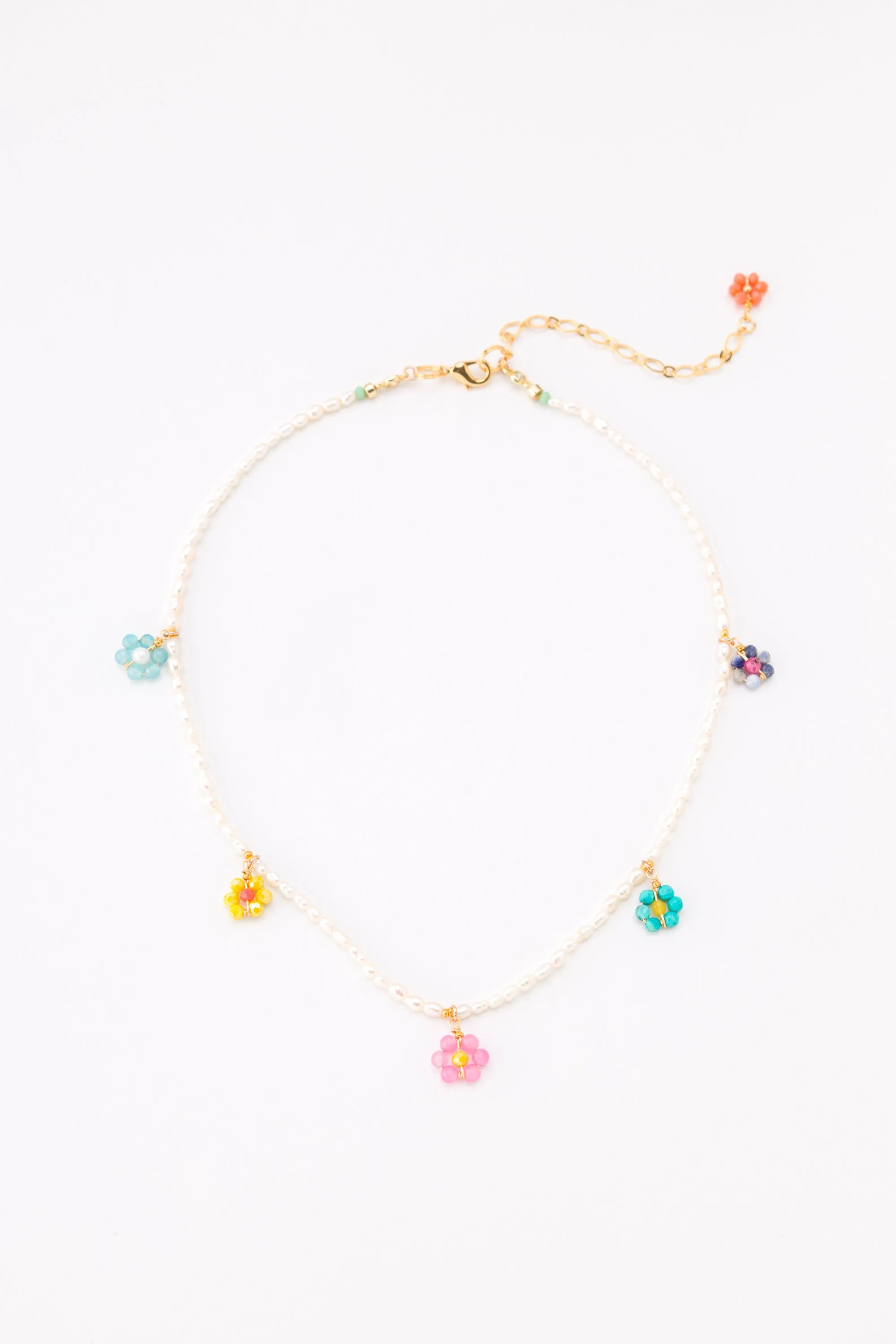 Alyana Floral Drops Necklace