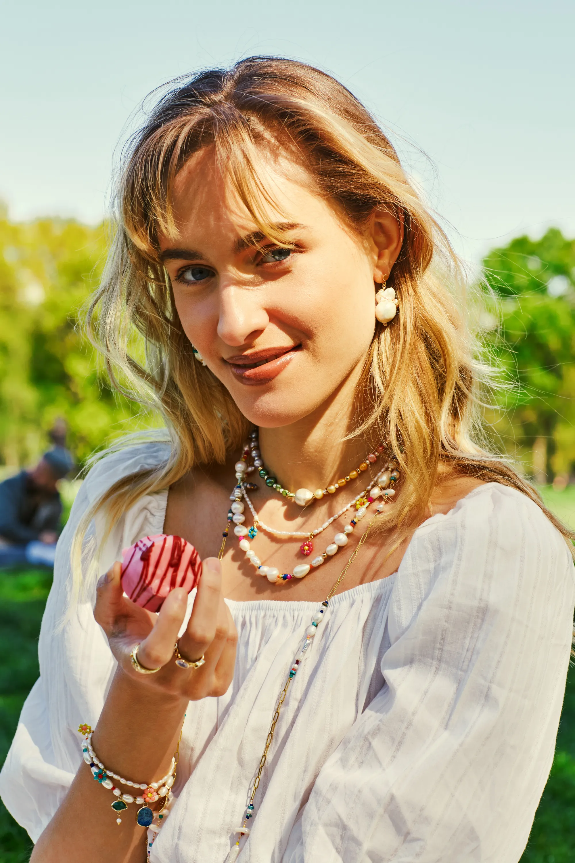 Alyana Floral Drops Necklace