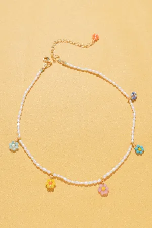 Alyana Floral Drops Necklace