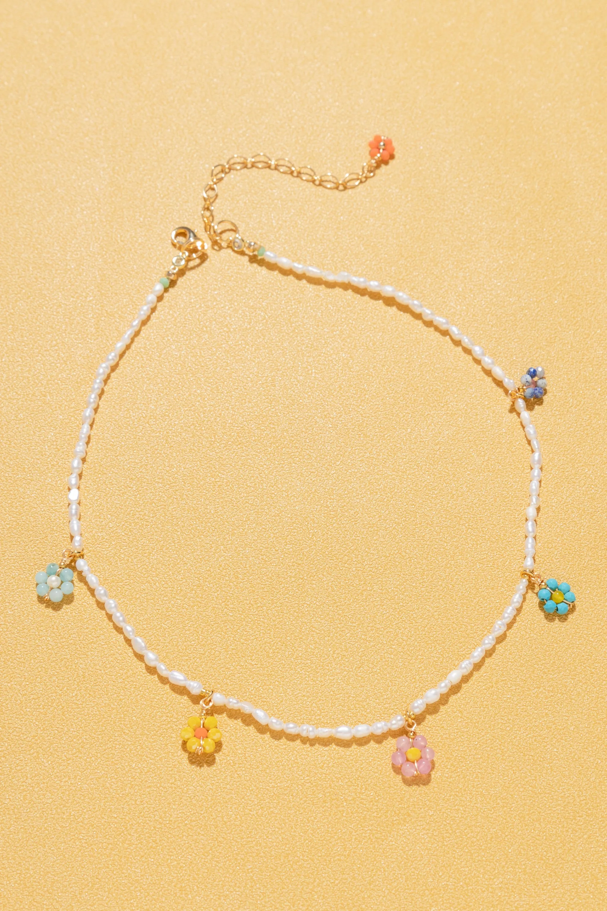 Alyana Floral Drops Necklace