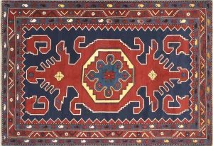 Antique Caucasian Karabagh Rug - 5' x 7'2"