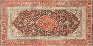 Antique Caucasian Karabagh Rug - 5'11" x 11'8"