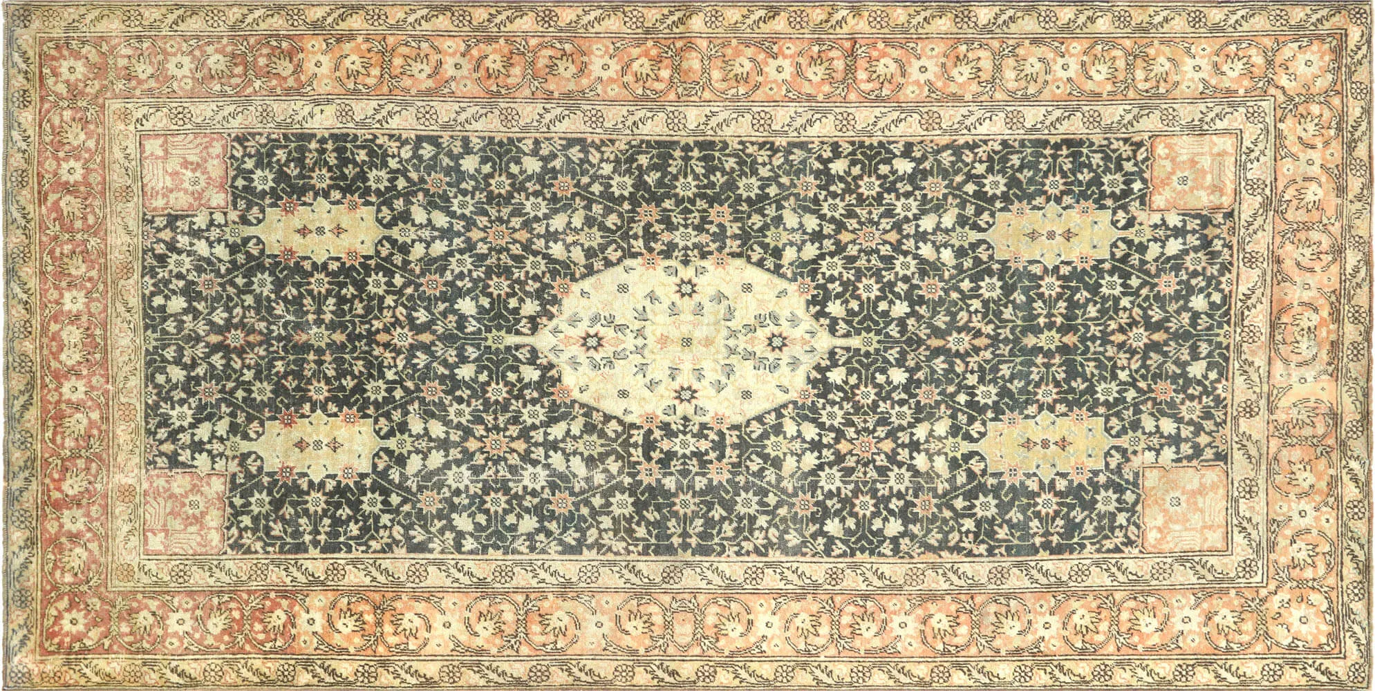 Antique Caucasian Karabagh Rug - 6'7" x 13'2"