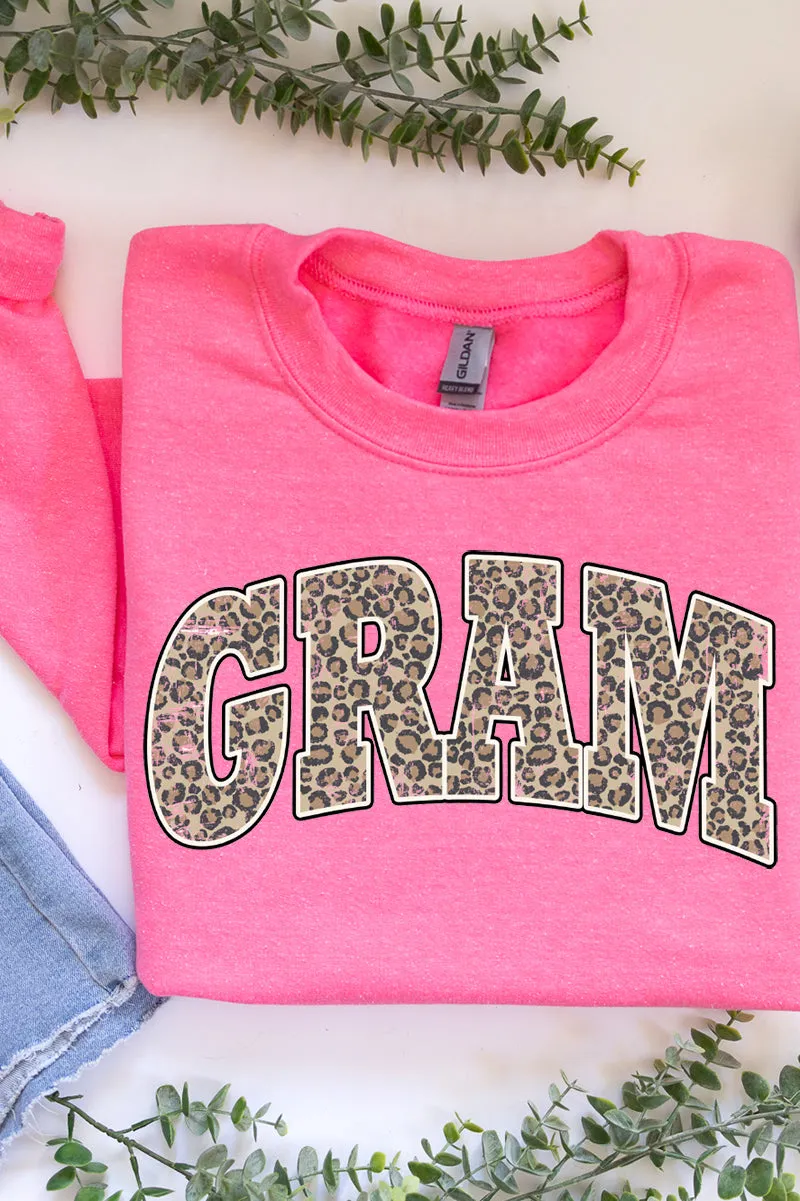 Arched Gram Leopard Unisex NuBlend Crew Sweatshirt