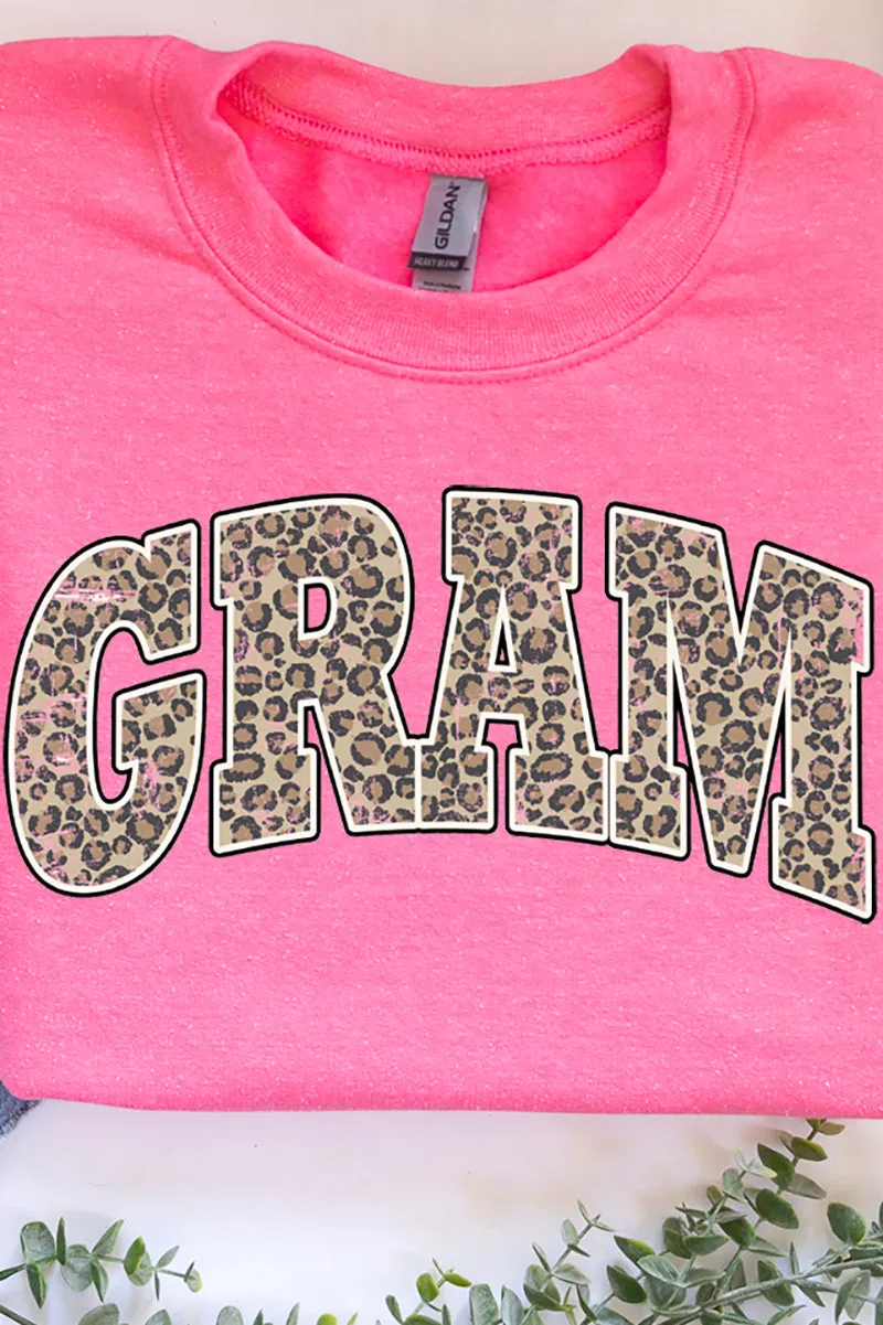 Arched Gram Leopard Unisex NuBlend Crew Sweatshirt