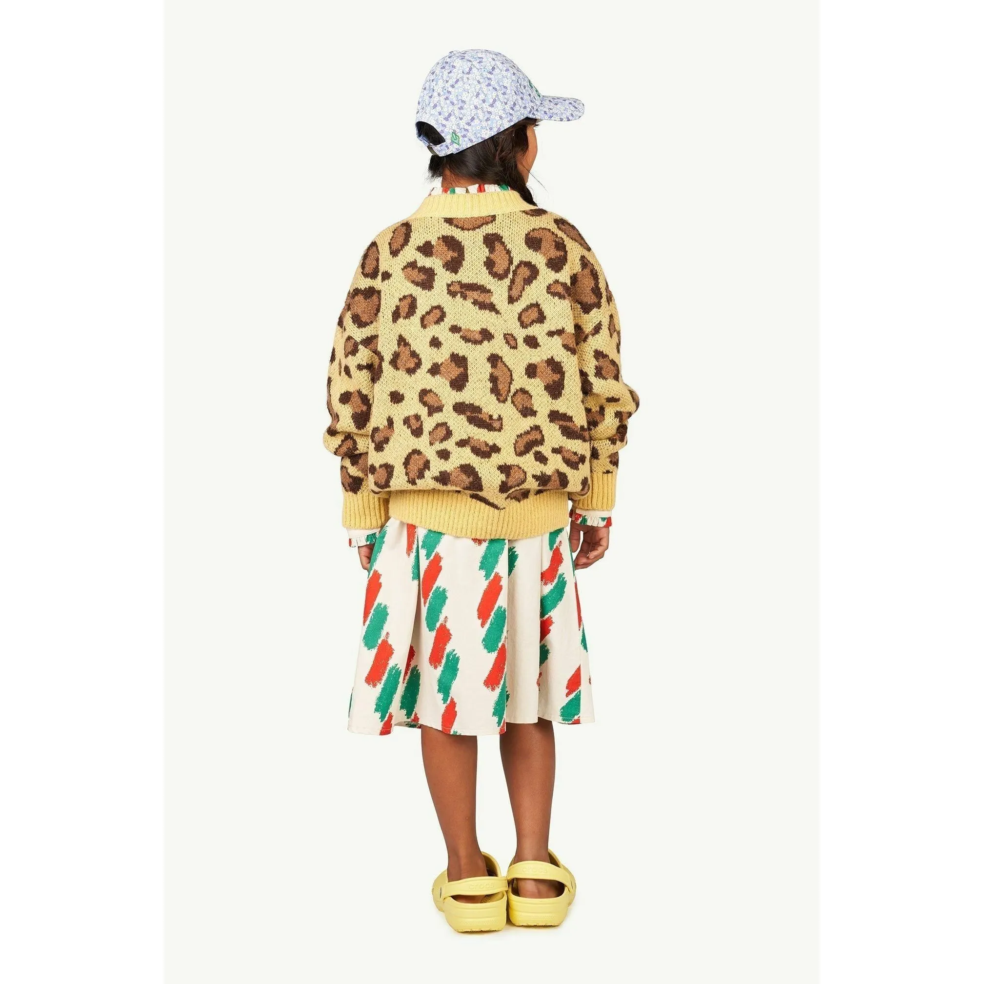 Arty Bull Kids Sweater - Yellow The Animals Observatory