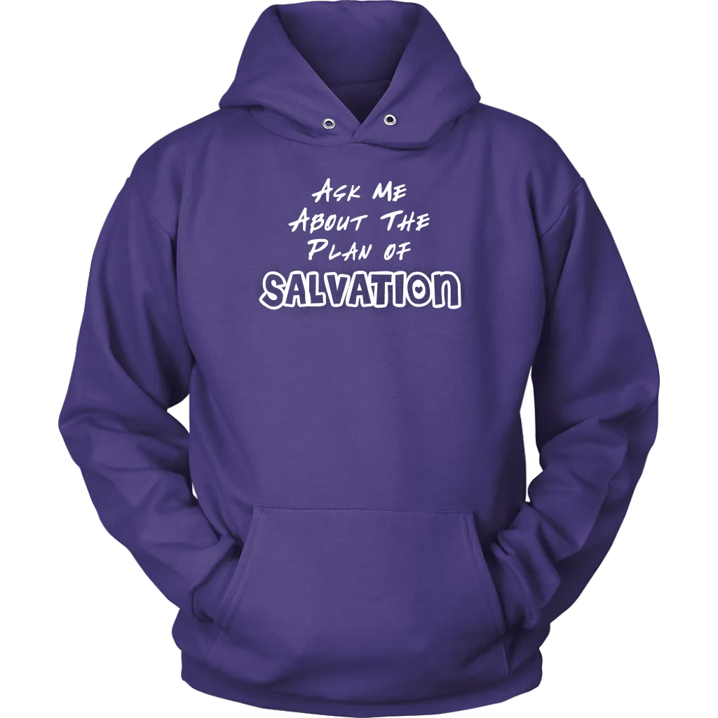 Ask Me About The Plan of Salvation Unisex Hoodie Part 2