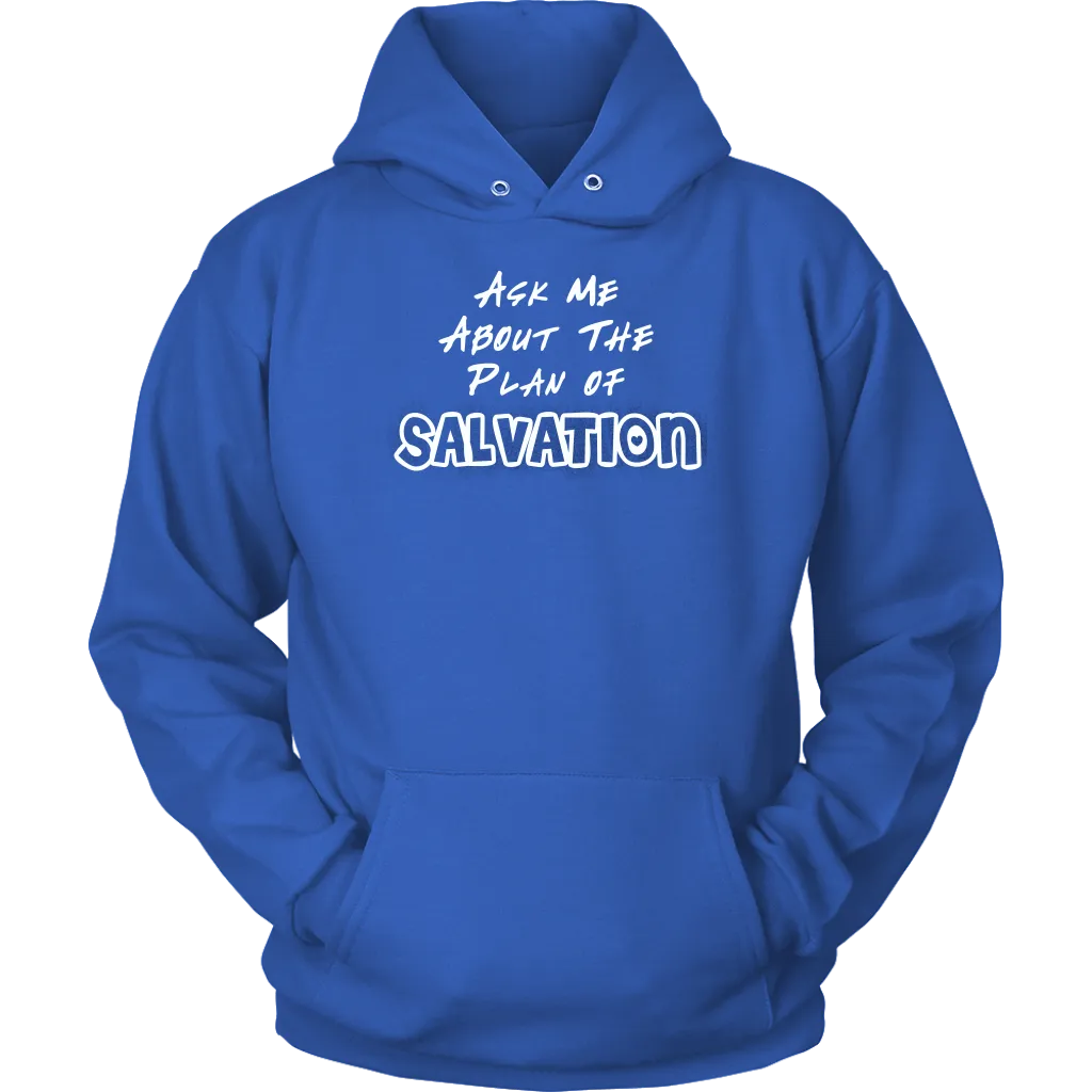 Ask Me About The Plan of Salvation Unisex Hoodie Part 2