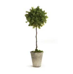 BARCLAY BUTERA FAUX BOXWOOD TOPIARY POTTED 19"