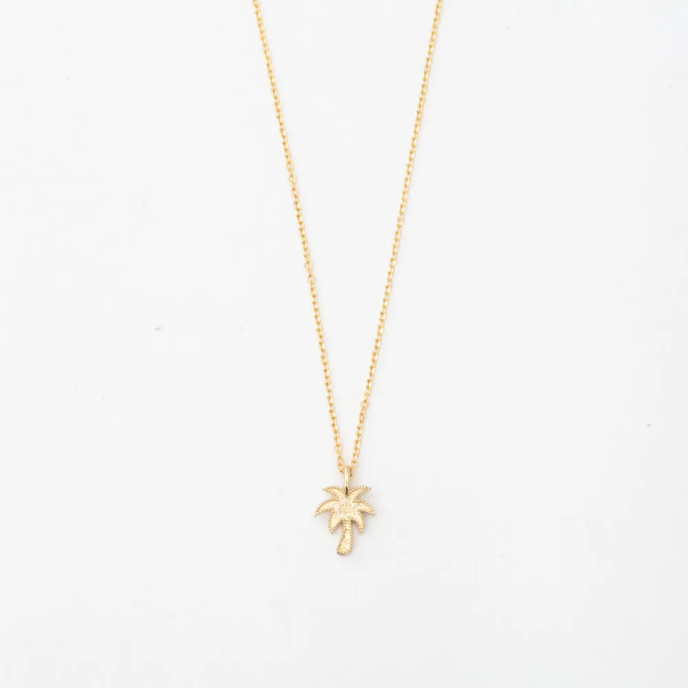 Beaded Palm Tree Necklace