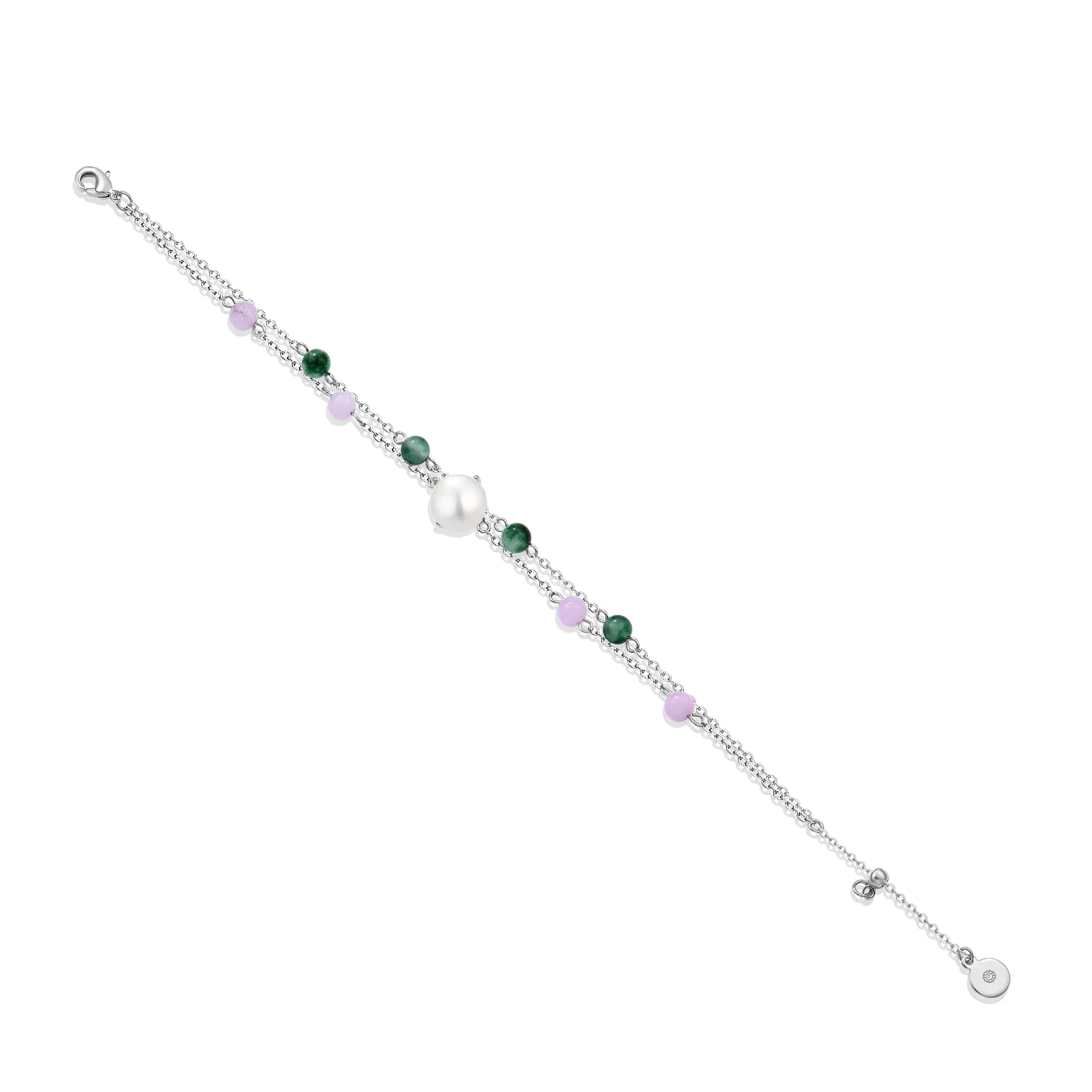 BEADED PEARL BLISS LAYERED BRACELET