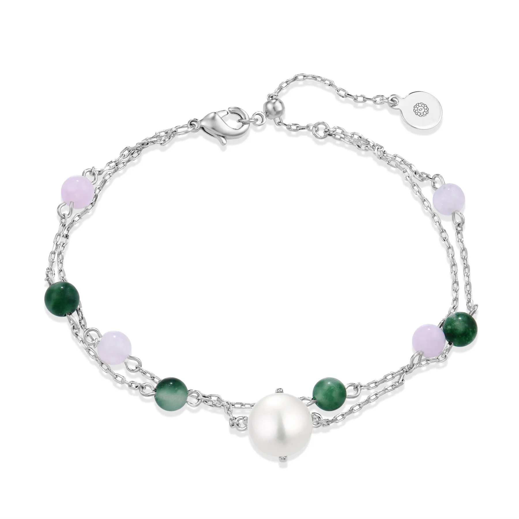 BEADED PEARL BLISS LAYERED BRACELET
