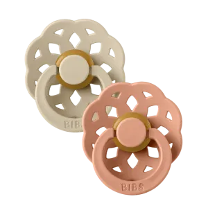 Bibs Pacifier - Boheme Vanilla and Peach - 2 Pack