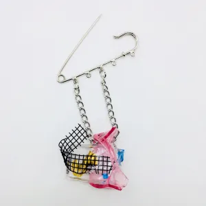 Black Node Art Pin.04