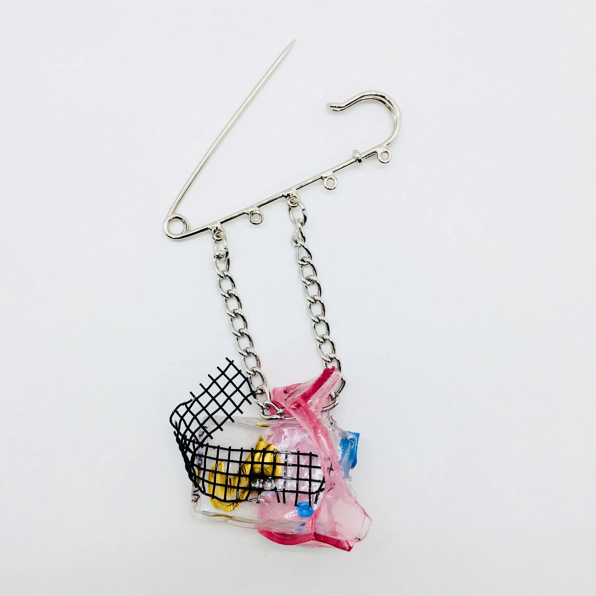 Black Node Art Pin.04