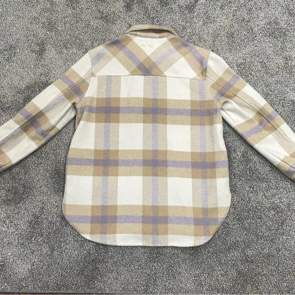 Blank NYC Mountain Top White Multi Plaid Shacket