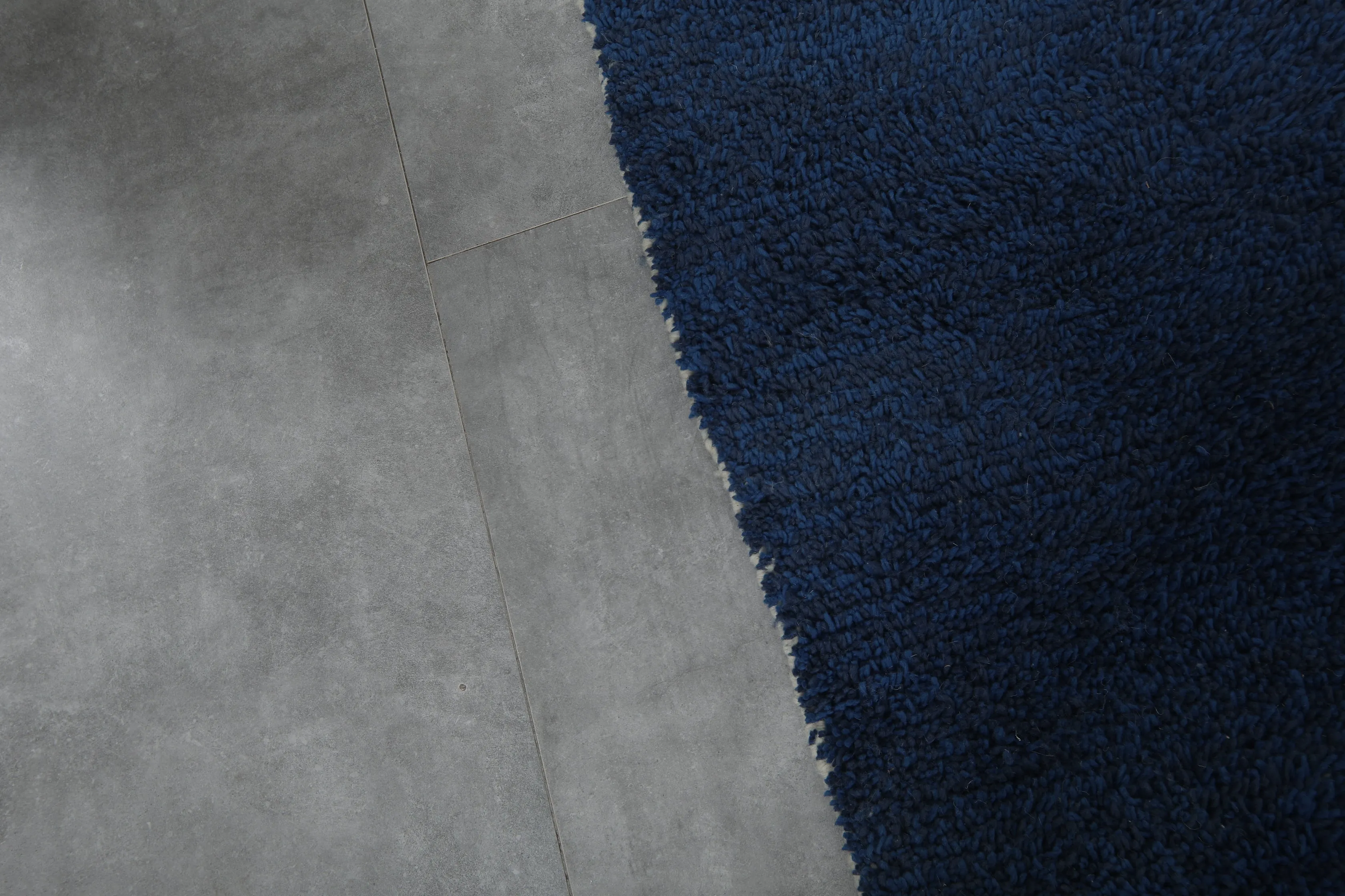 Blue Moroccan rug - Custom rug - Handmade wool rug