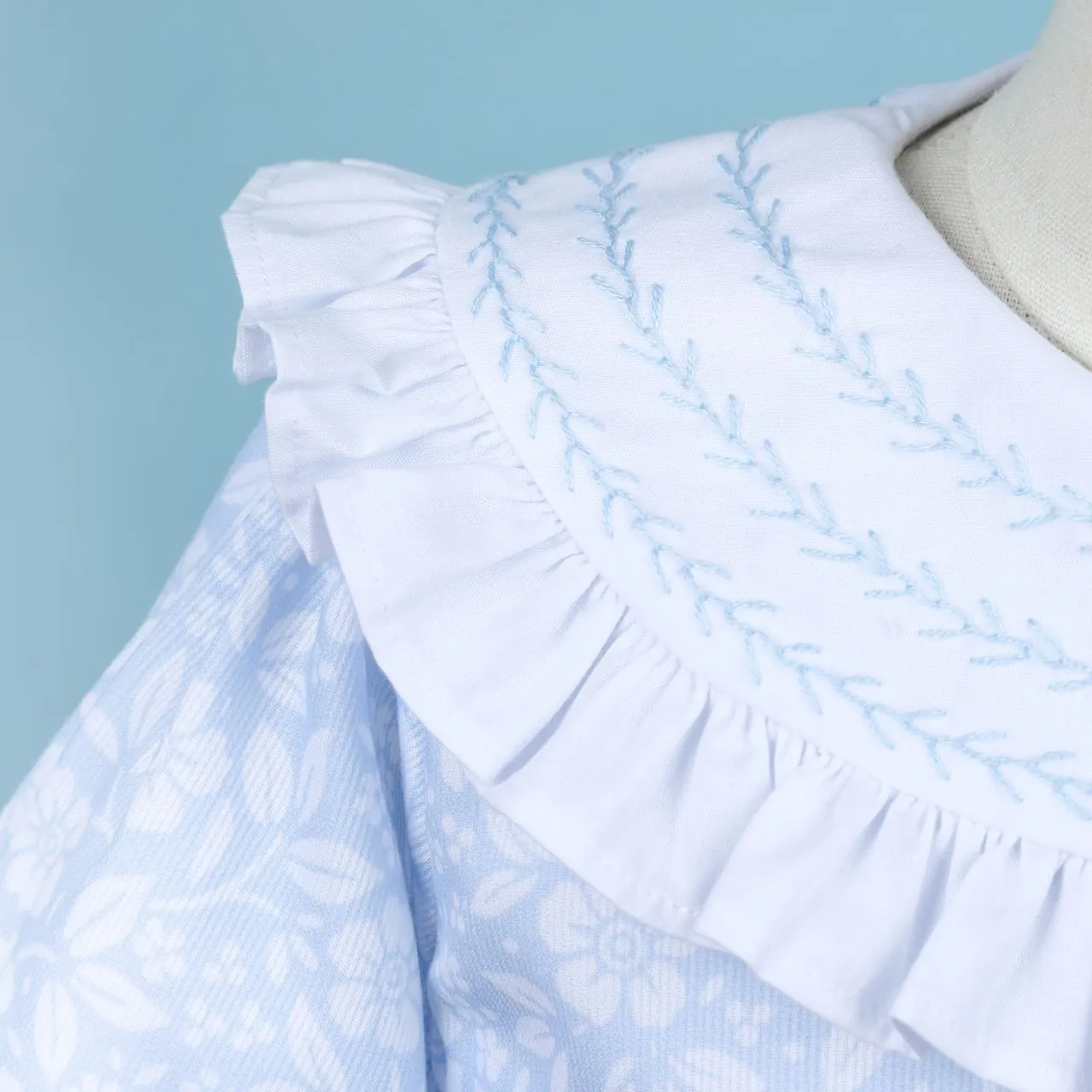 Blue Smocked Dress