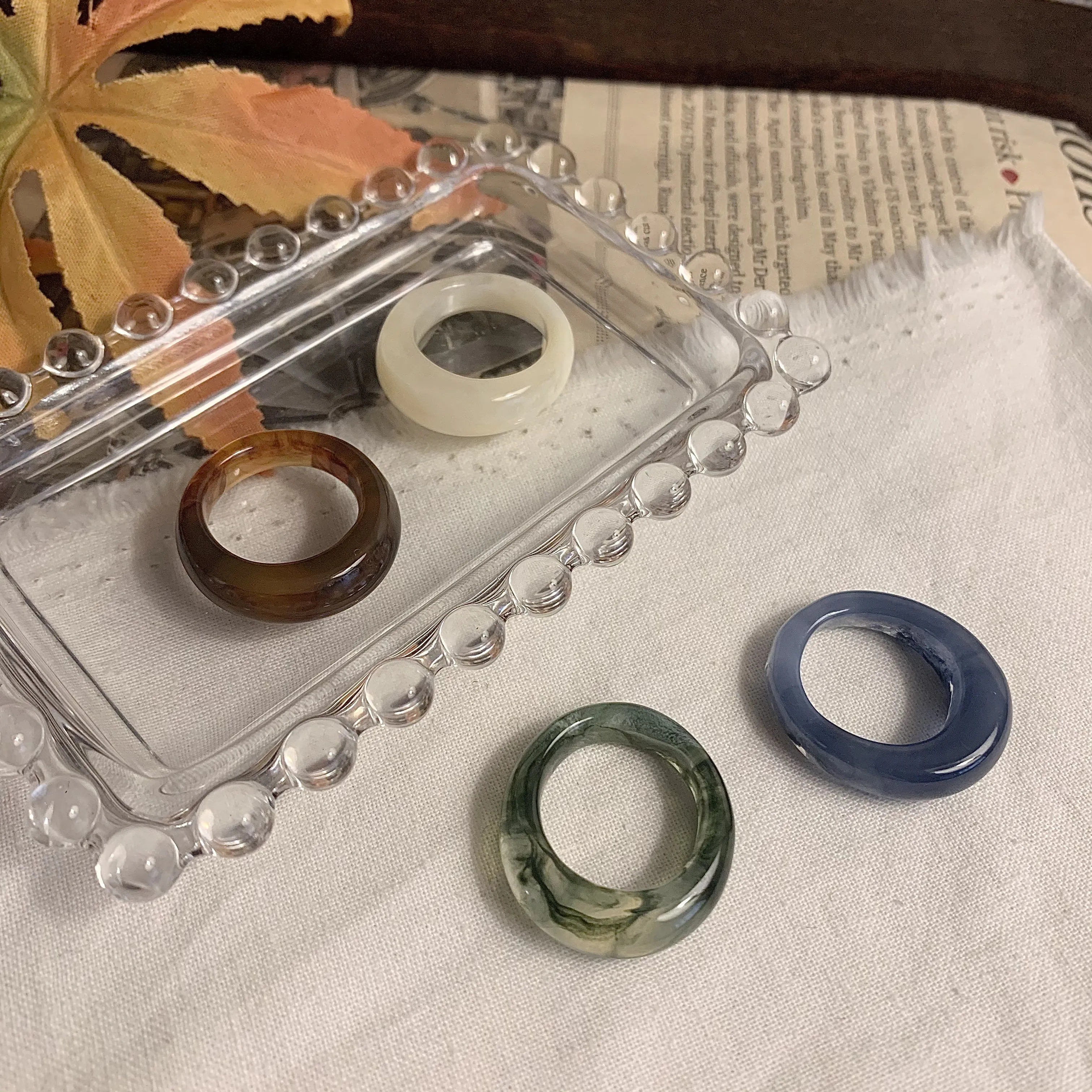 Bold Acrylic Dome Ring 2