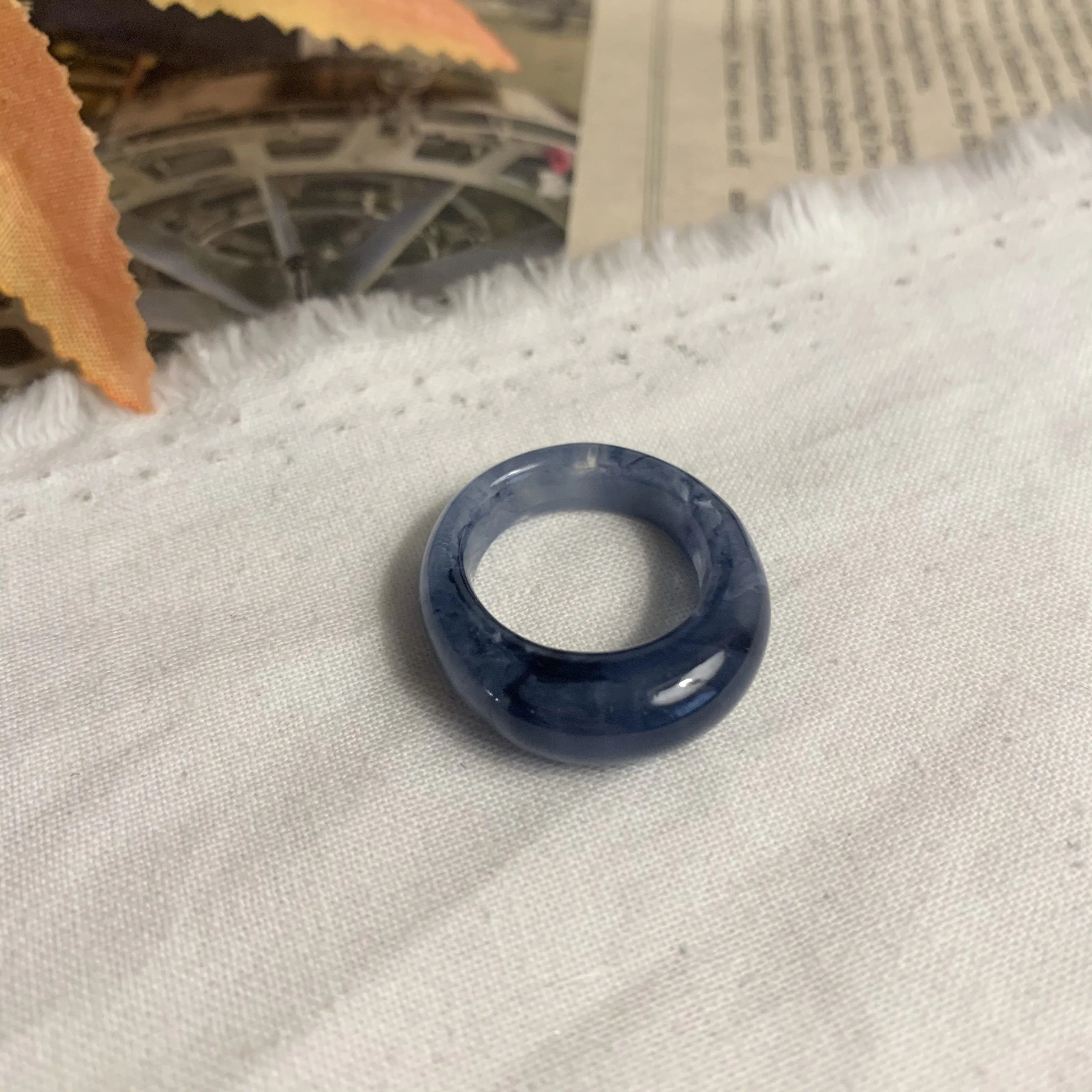 Bold Acrylic Dome Ring 2