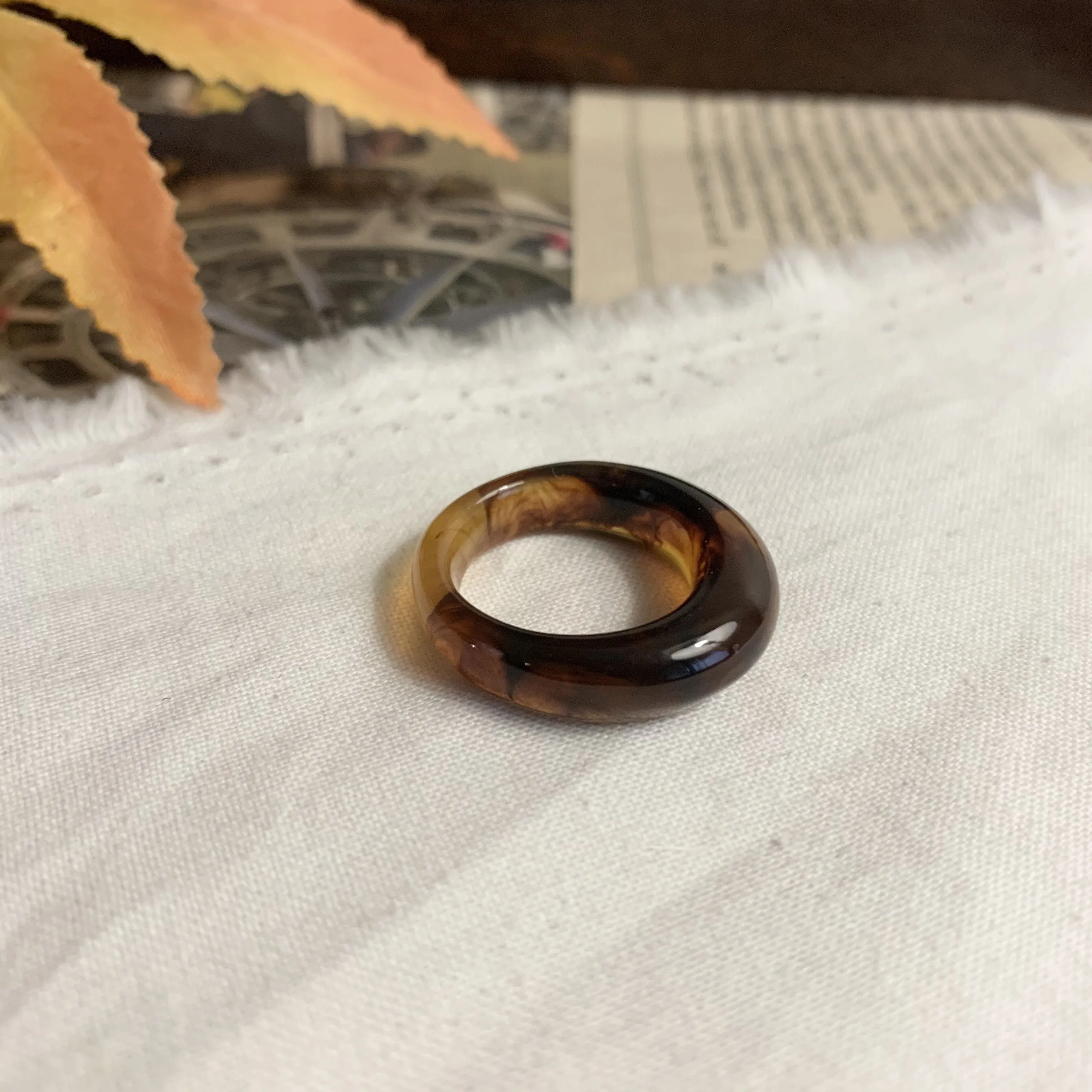 Bold Acrylic Dome Ring 2