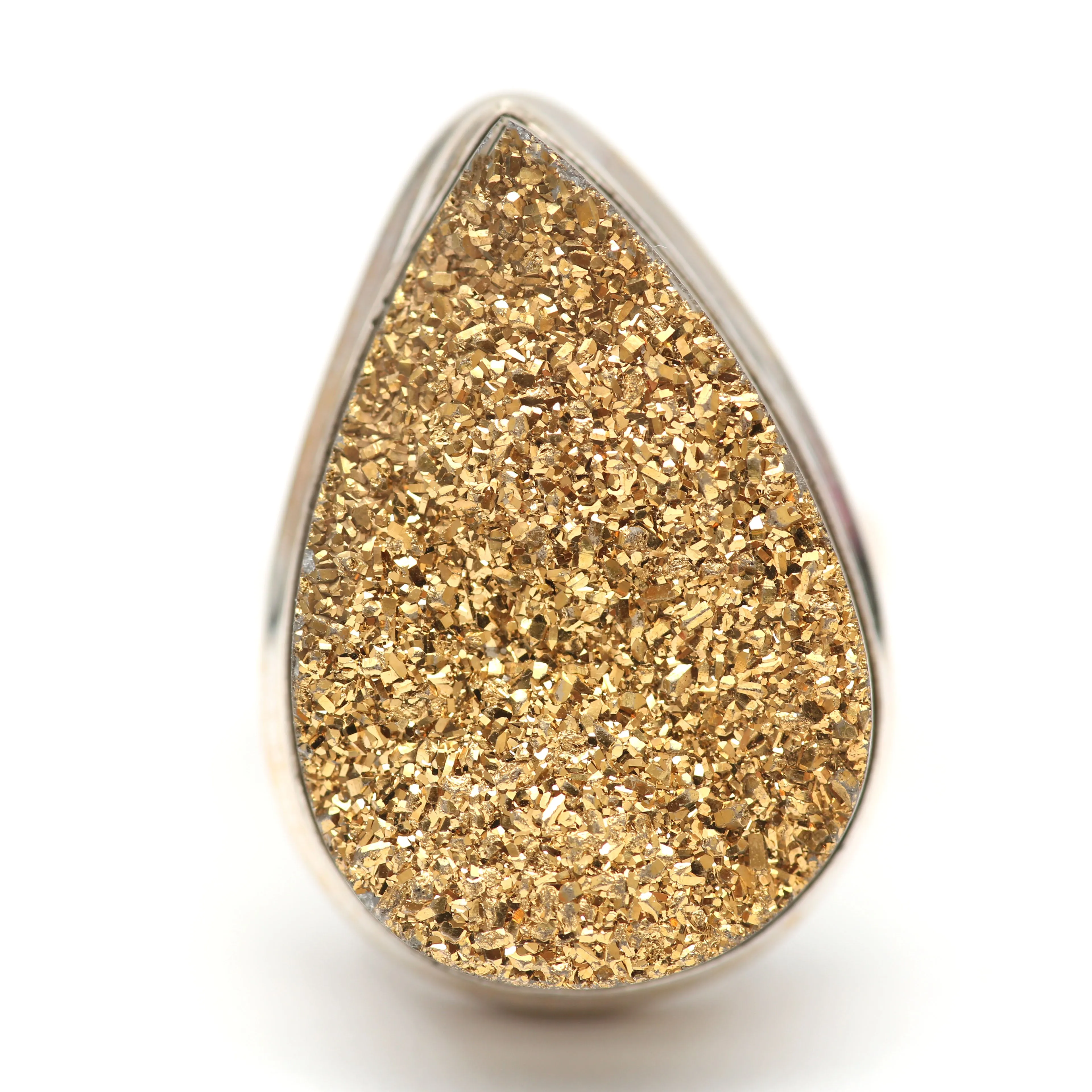 Bold Gold Druzy Ring
