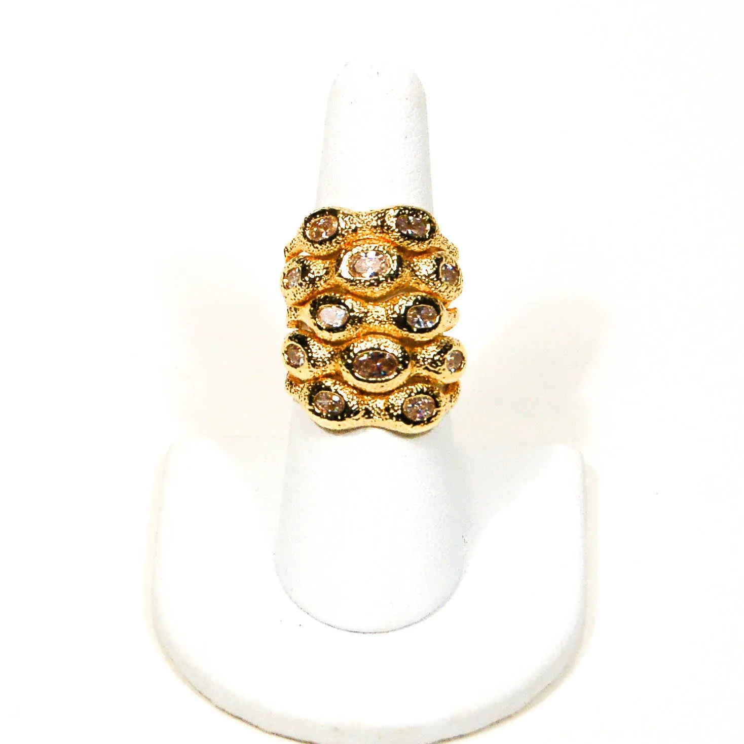 Bold Gold Stacking Ring by CN Designs
