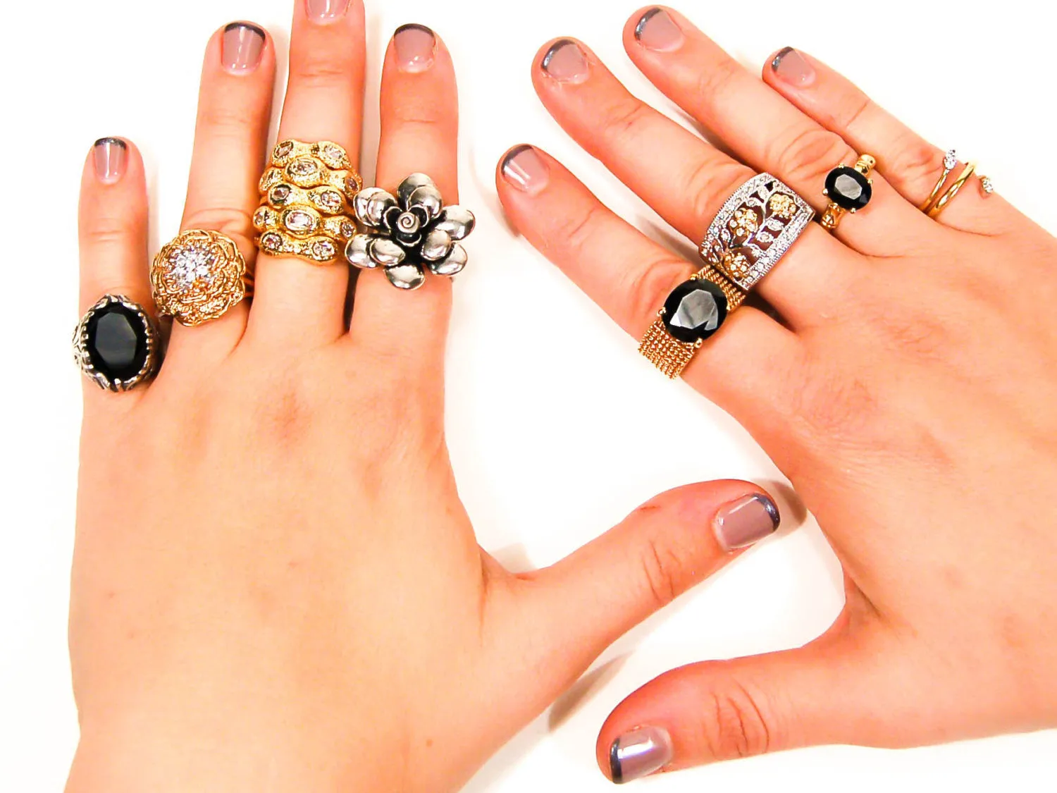 Bold Gold Stacking Ring by CN Designs