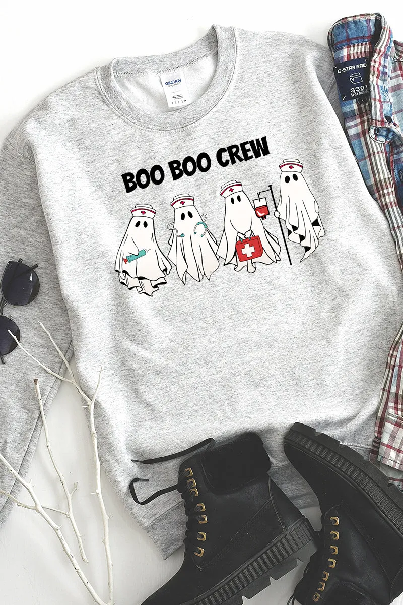 Boo Boo Crew Nurse Unisex NuBlend Crew Sweatshirt