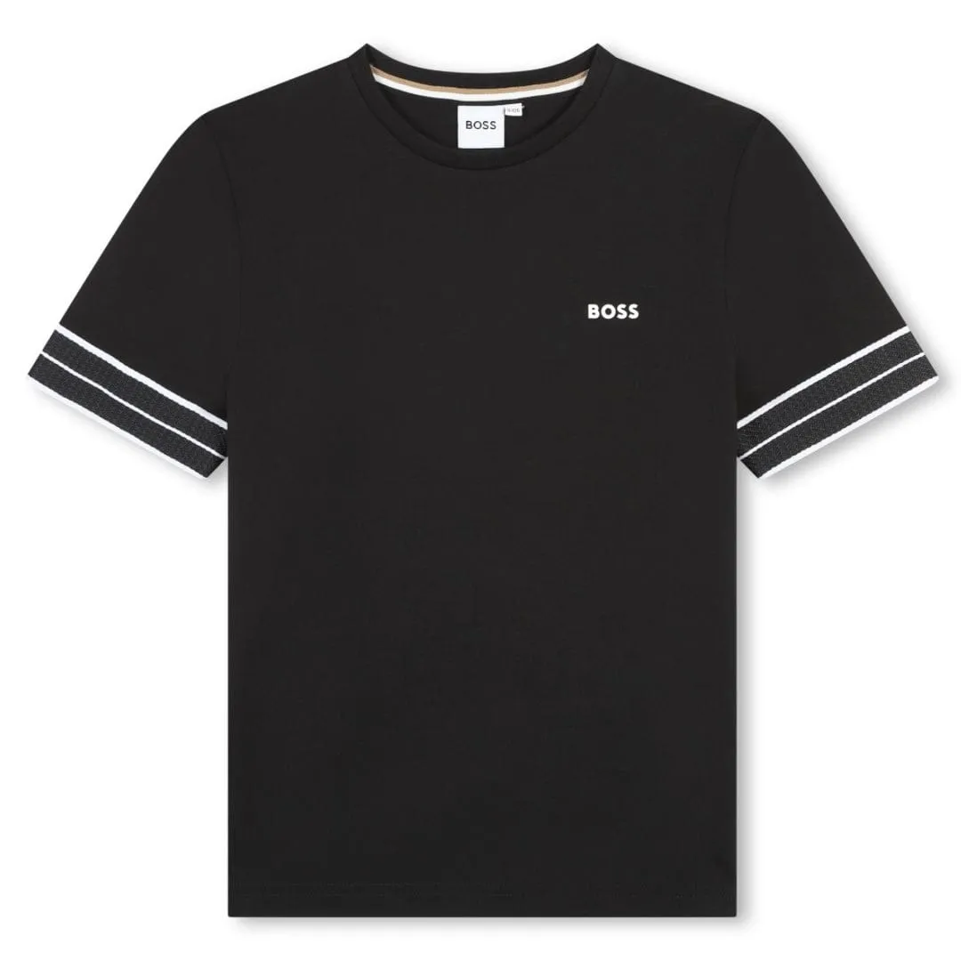 BOSS - Retro T-Shirt -  Black